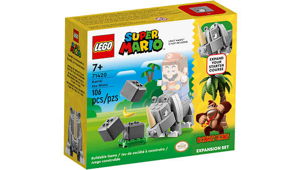 LEGO® Super Mario™ Rambi the Rhino Expansion Set - Nintendo